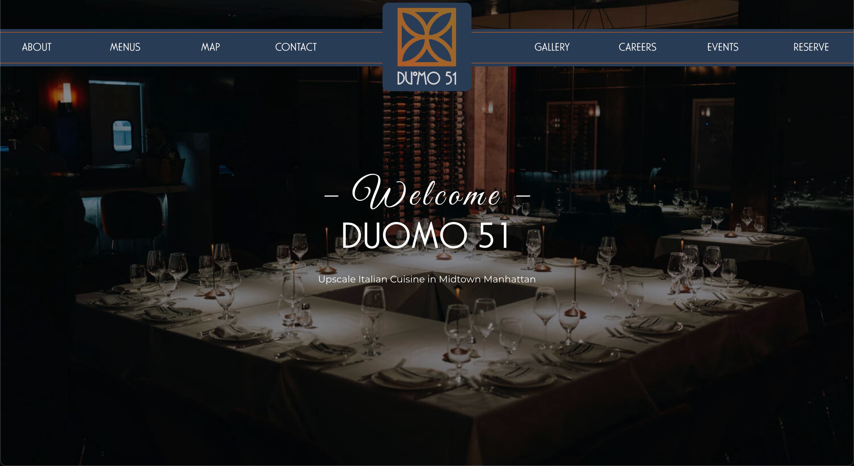 Duomo Restaurant website preview