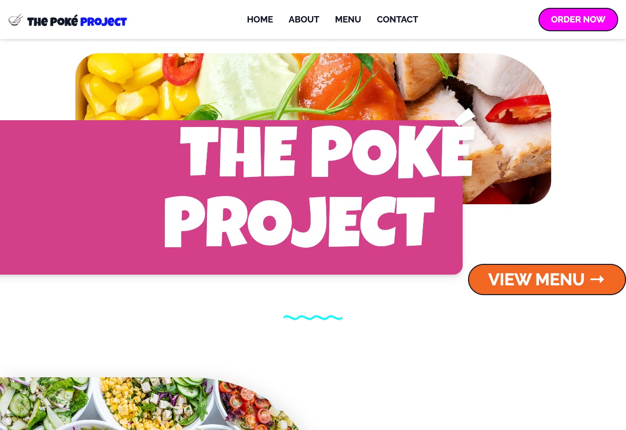 The Poke Project website, built by 88 Restaurants